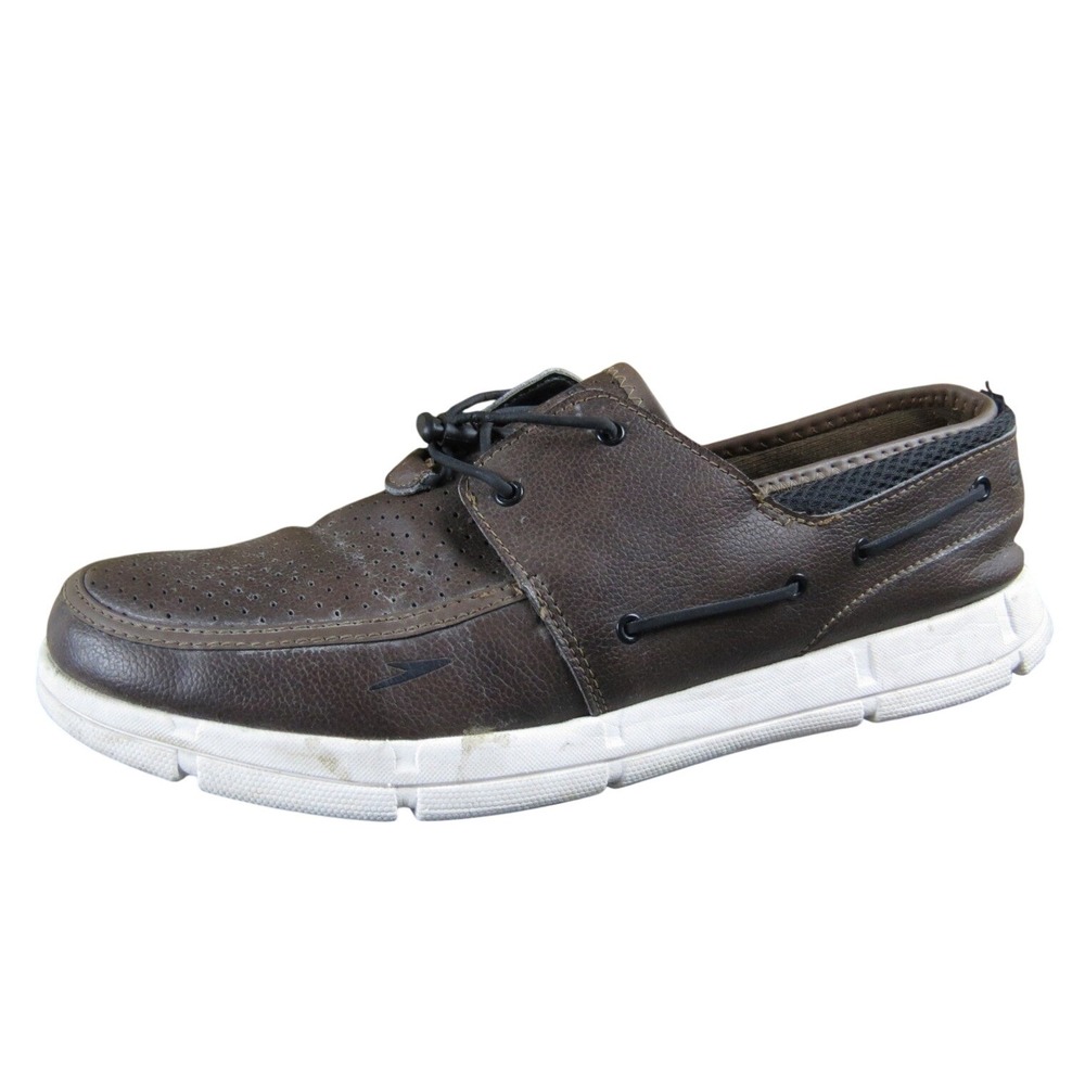 Speedo Port Men's 12 Brown Synthetic Water Shoe‎ Lightweight Breathable Casual